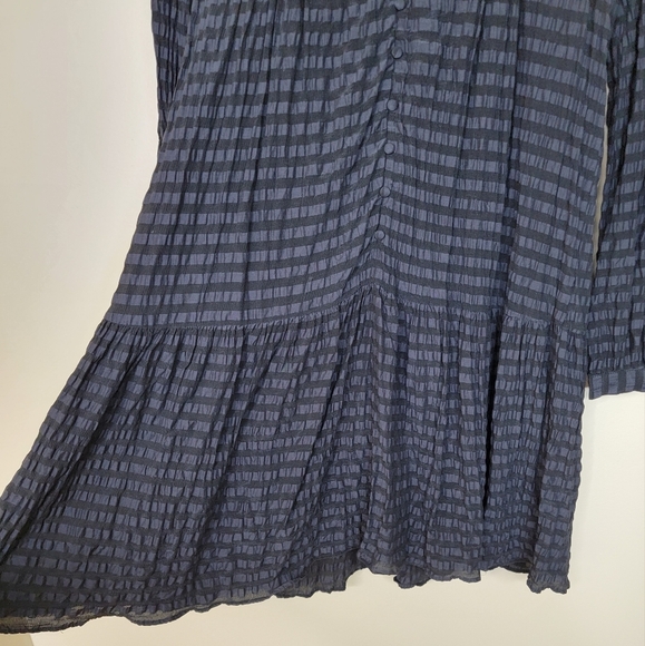 Anine Bing Black Striped Dress Size Small - Picture 3 of 5